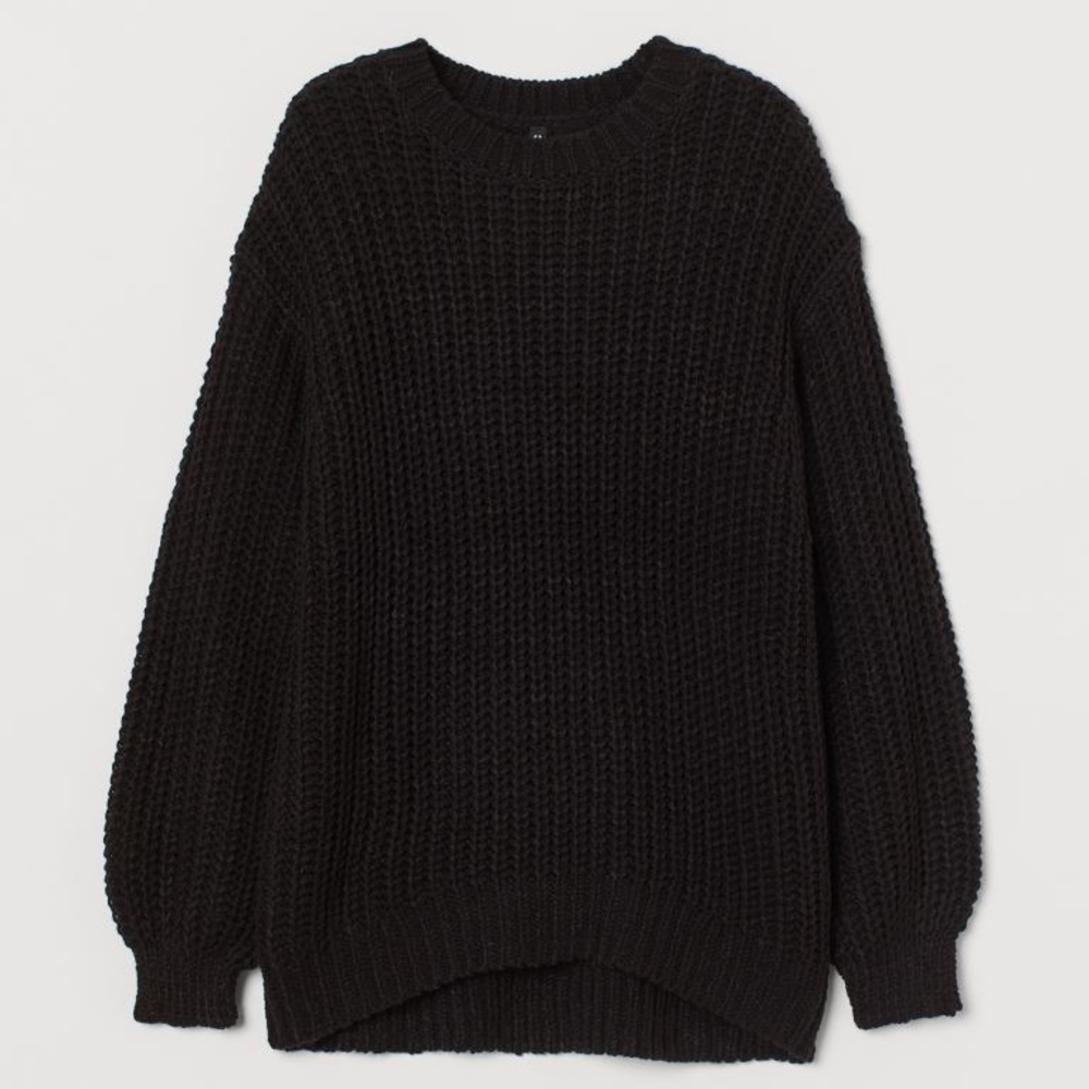 H&M Oversized Waffle Knit Sweater